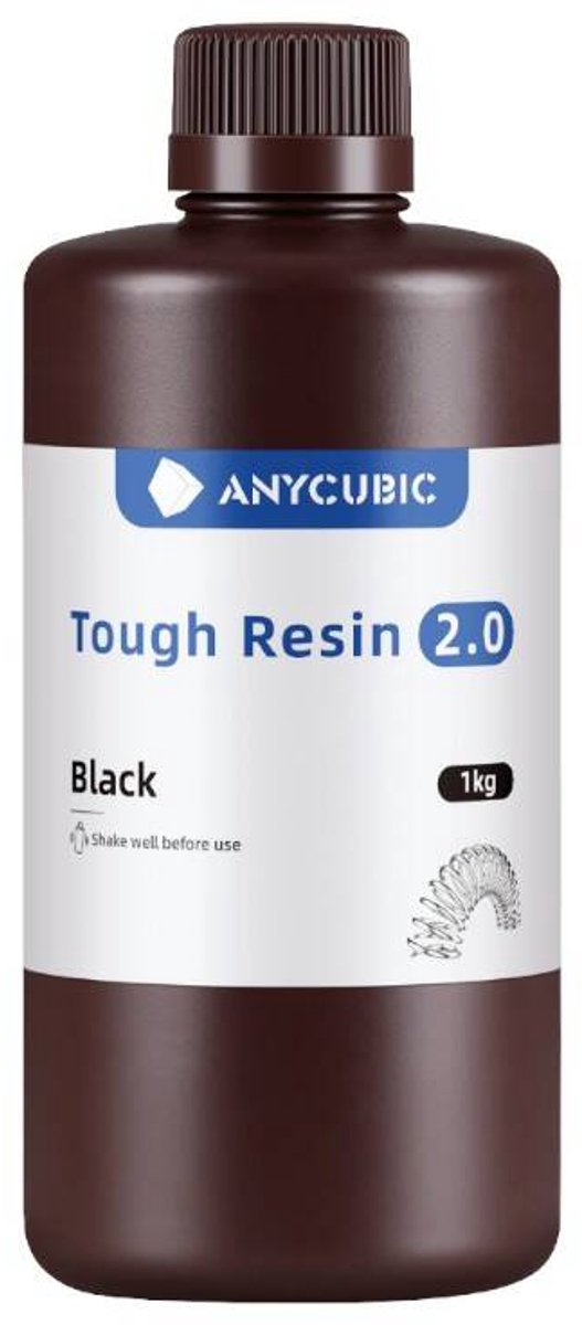ANYCUBIC Tough Resin 2.0 (Black) - 1L