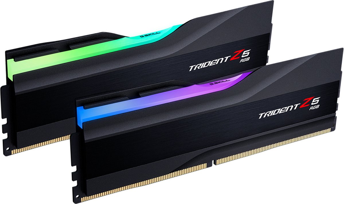 G.Skill Trident Z5 RGB DDR5-5600 - 64GB - CL36 - Dual Channel (2 pcs) - Intel XMP - Sort med RGB