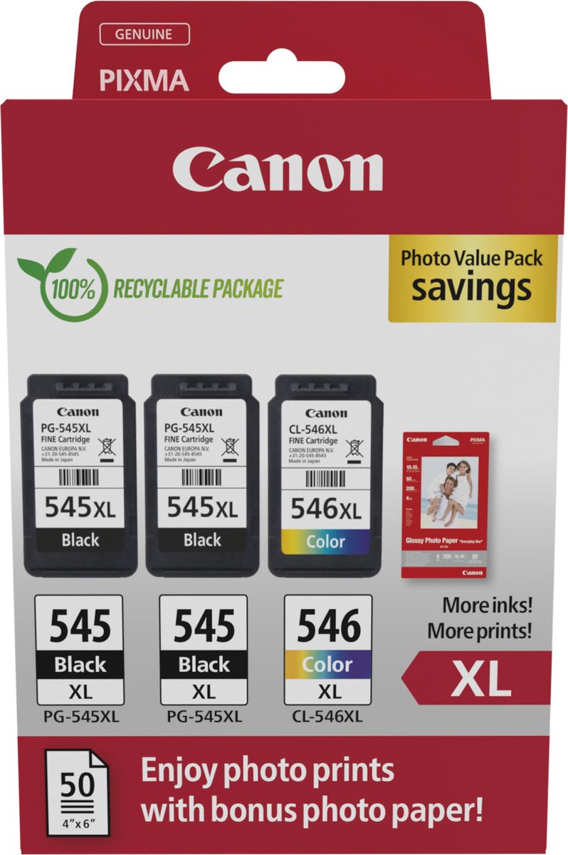 Canon PG 545XL/CL-546XL / 8286B015 Multi Pack