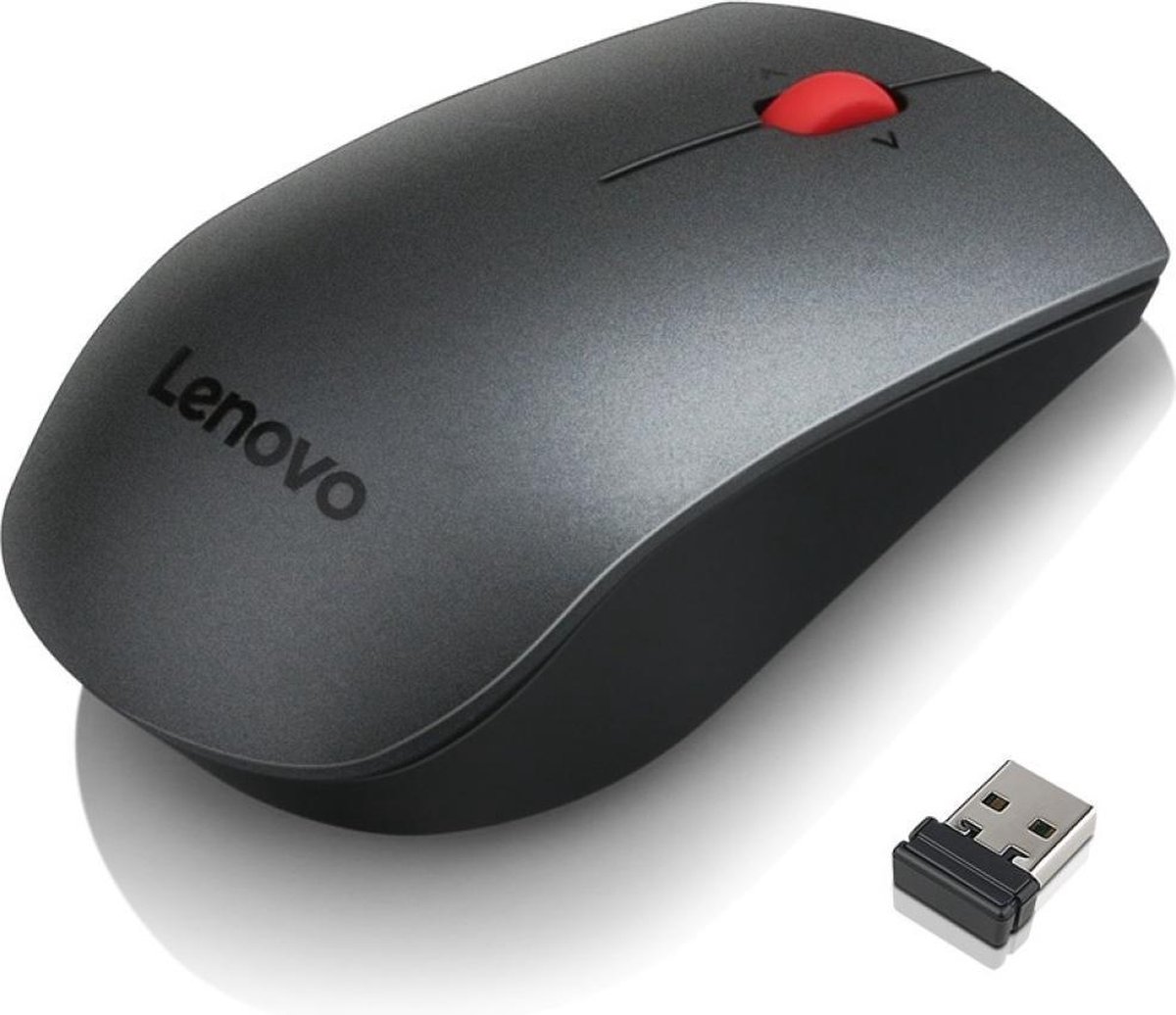 Lenovo Professional Wireless Laser Mouse - Mus - Laser - 5 knapper - Sort