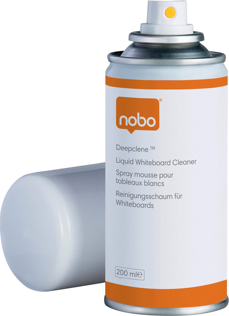 Nobo clene skummende Whiteboard rengøringsspray 200ml