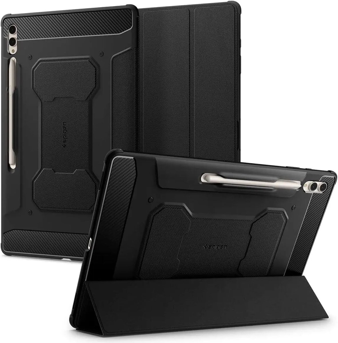 Spigen Rugged Armor Pro - black - Samsung Galaxy Tab S10/S9/S8 Ultra