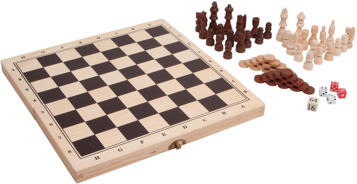 Small Foot - Wooden Classic Games 3in1 in Box