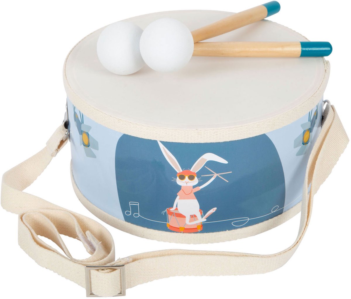 Small Foot - Wooden Drum Groovy Beats with Sticks.