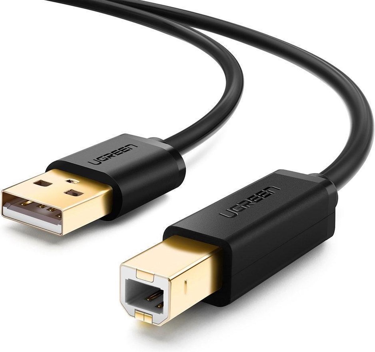 UGREEN USB cable USB 2.0 1.5 m USB A USB B Black