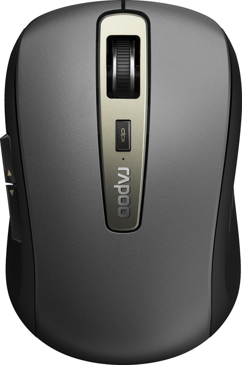 RAPOO MT350 - Mus - Optisk - 6 knapper - Sort