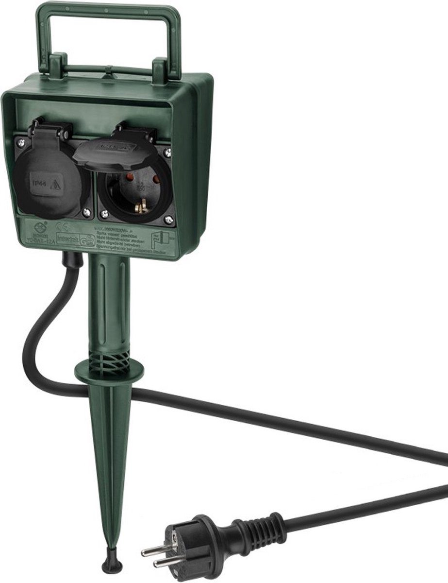Pro Four-way garden socket