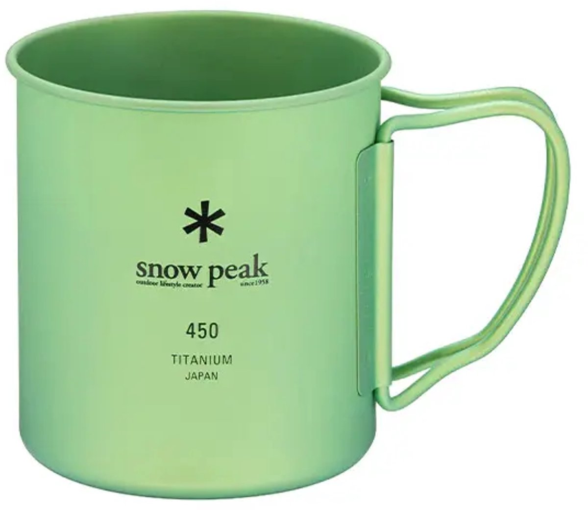 Mug in titan a parete semplice Snow Peak 450