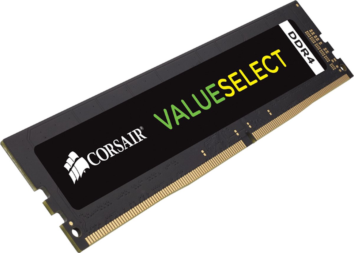 Corsair Value Select DDR4-2400 - 8GB - CL16 - Single Channel (1 pcs) - Sort