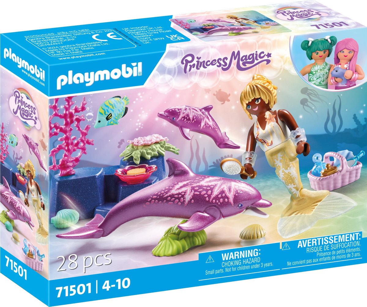 Playmobil Fantasi & Magi - Havfrue med delfiner
