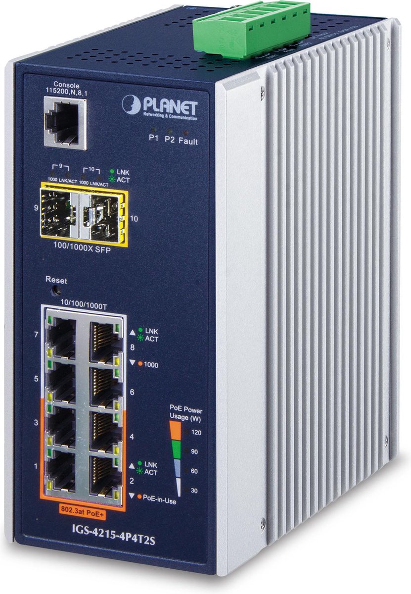 PLANET IGS-4215-4P4T2S - switch - Managed