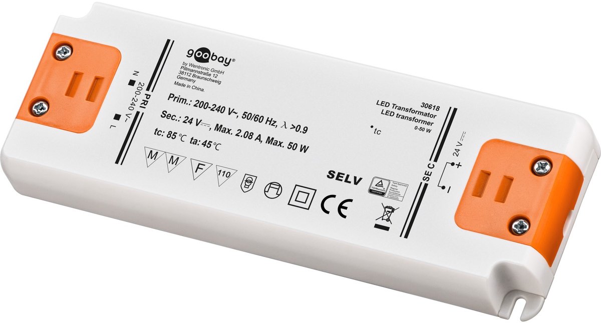 Pro LED Transformer 24 V (DC)/50 W 50 W