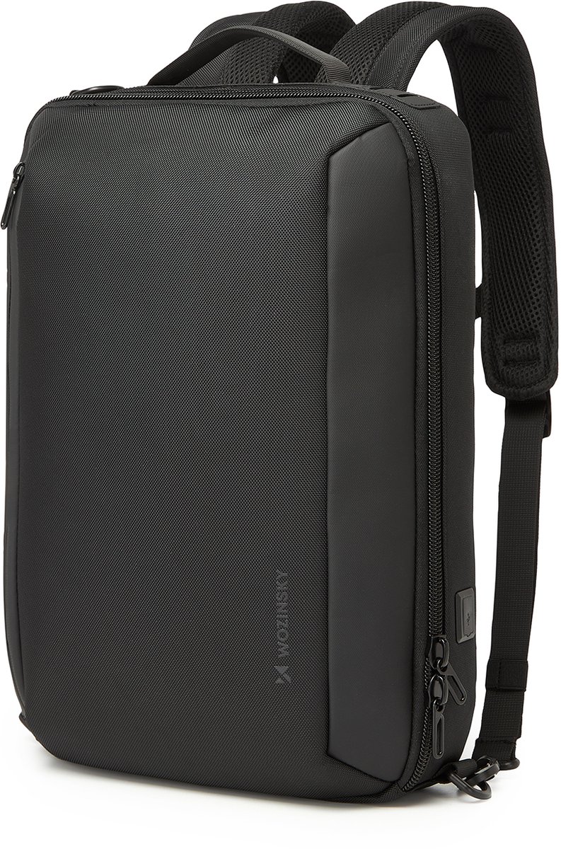 Wozinsky Premium 15.6'' Laptop Backpack/Bag with Strap - Black