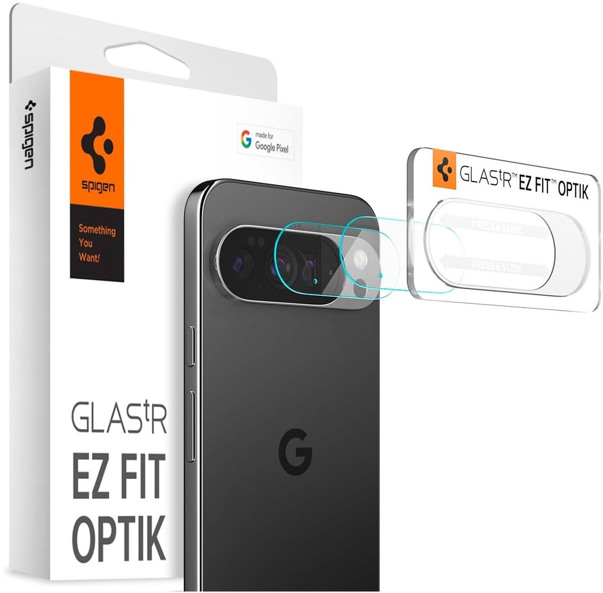 Spigen Glass tR EZ Fit Optik 2 Pack - crystal clear - Google Pixel 10 Pro