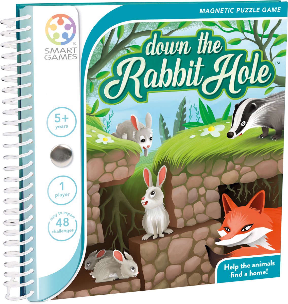Smart Games Magnetic Travel - Down the Rabbit Hole (Nordic)