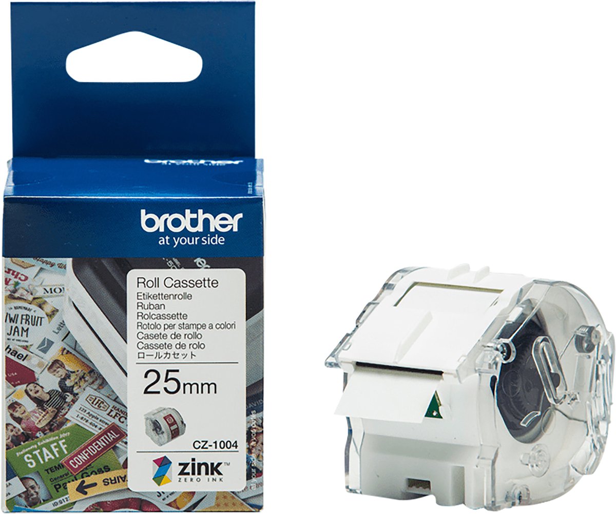 Brother CZ-1004 - continuous labels - 1 roll(s) - Roll (2.54 cm x 5 m)
