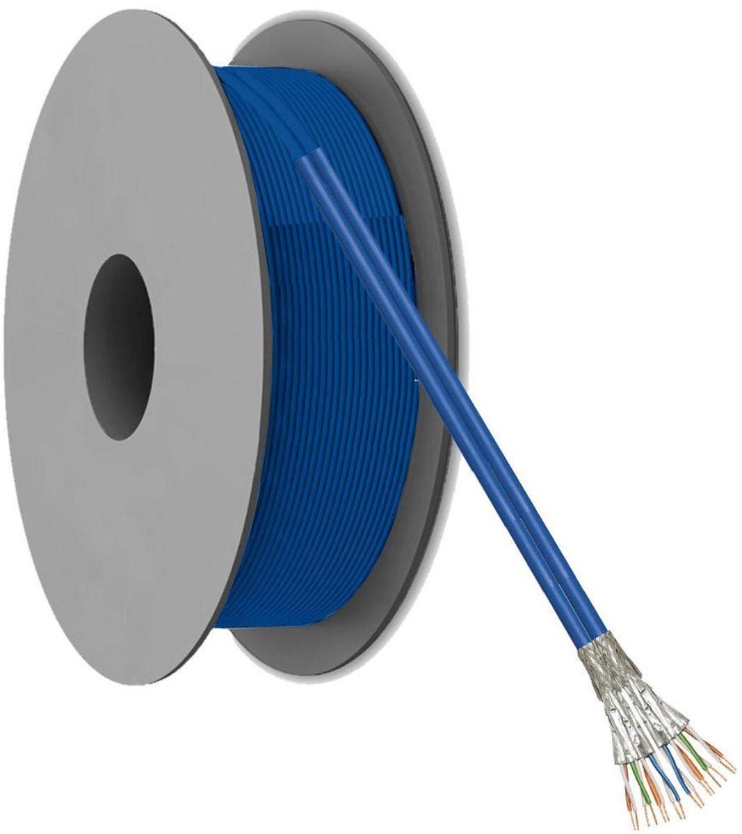 Pro LAN S/FTP CAT 7A Duplex - Blå - 100m
