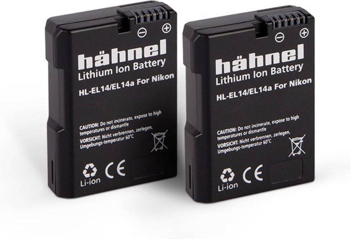 Hähnel Battery Nikon HL-EL14/14A / EN-EL14/14A Twin Pack