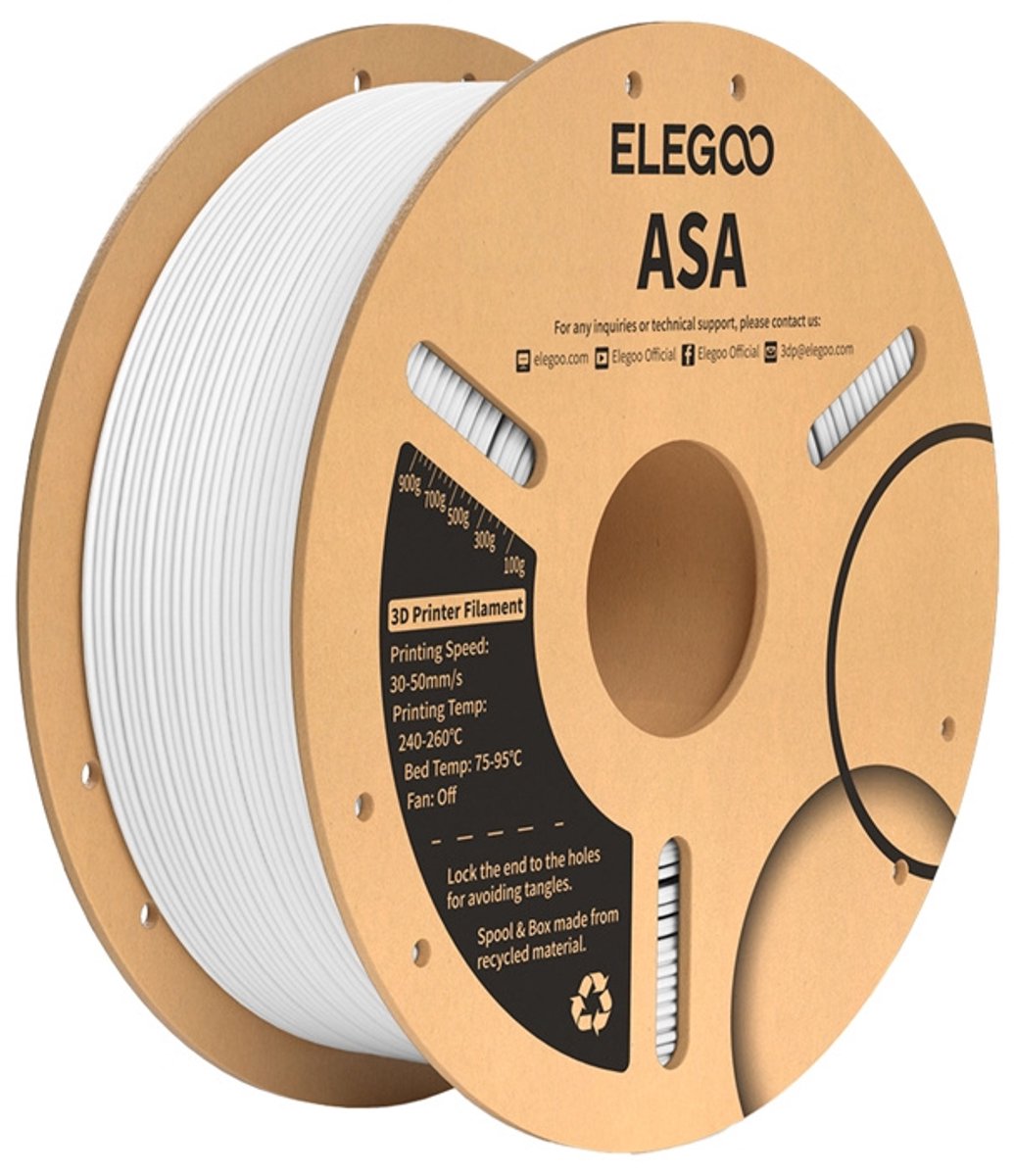 Elegoo ASA Filament - White