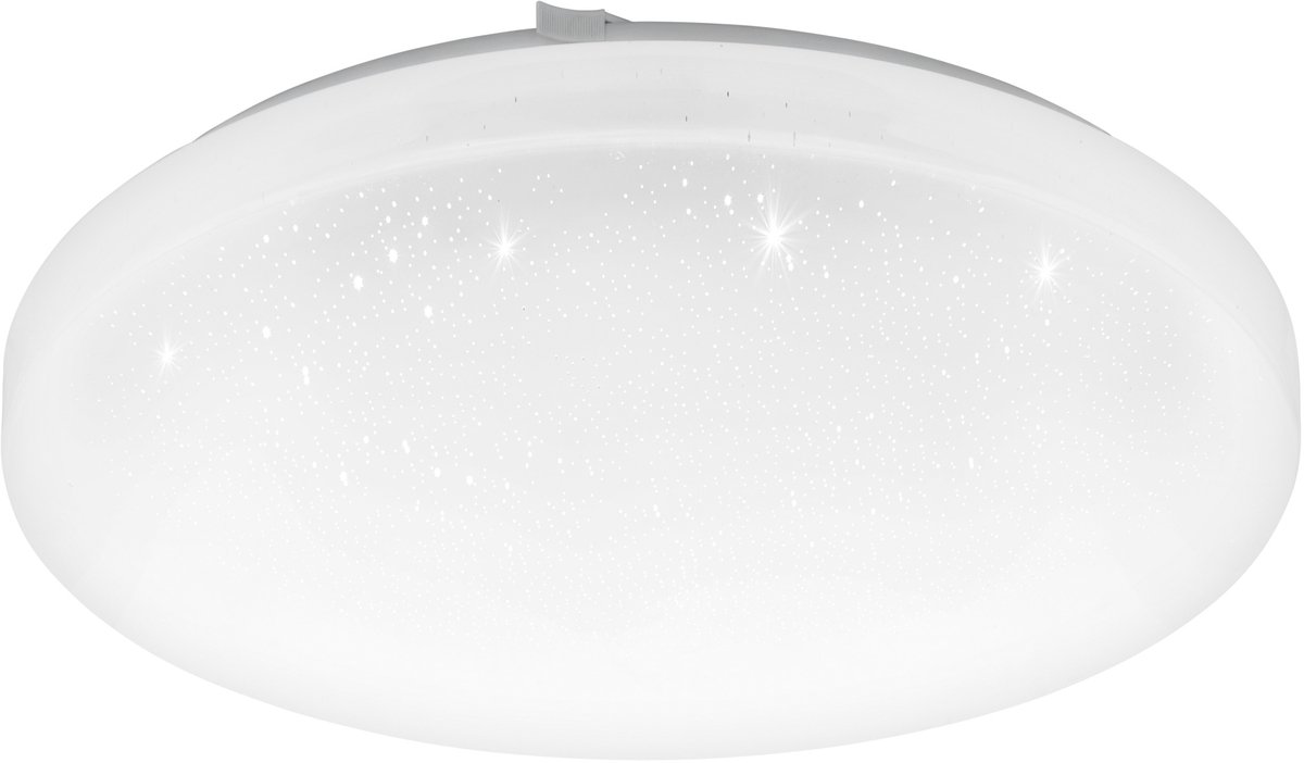 EGLO FRANIA-S plafond Ø330 mm, 3000K, hvid med krystaleffekt