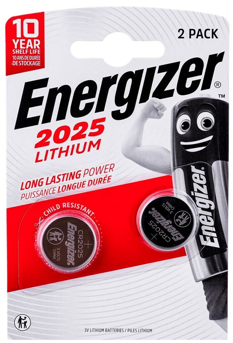 Energizer battery - 2 x CR2025 - Li