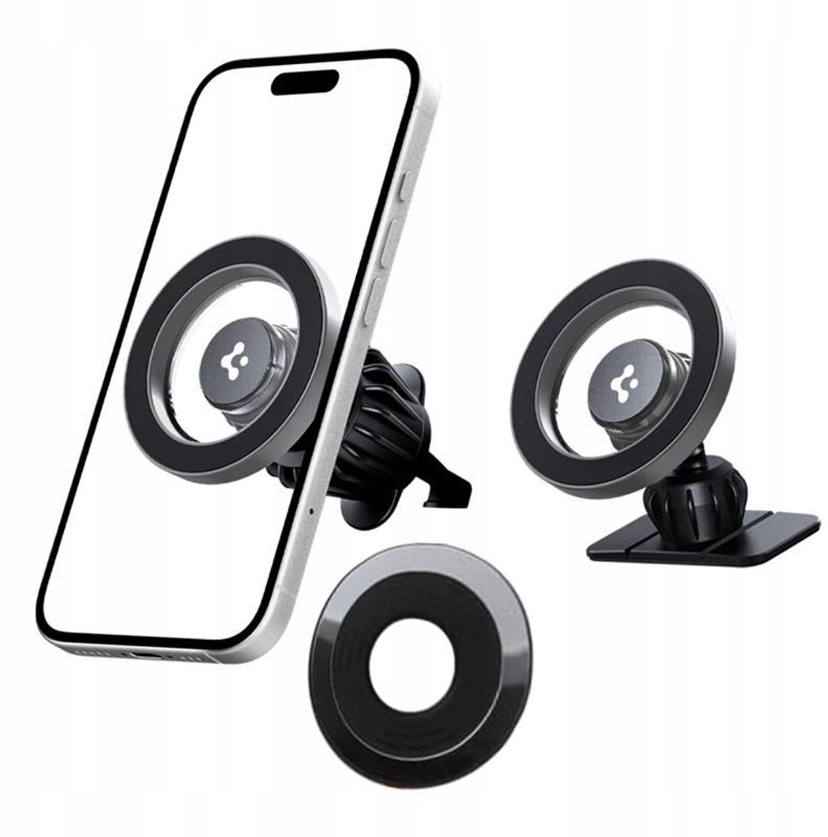 Spigen MFT13 MagSafe Car Holder for Cockpit or Air Vent - Black