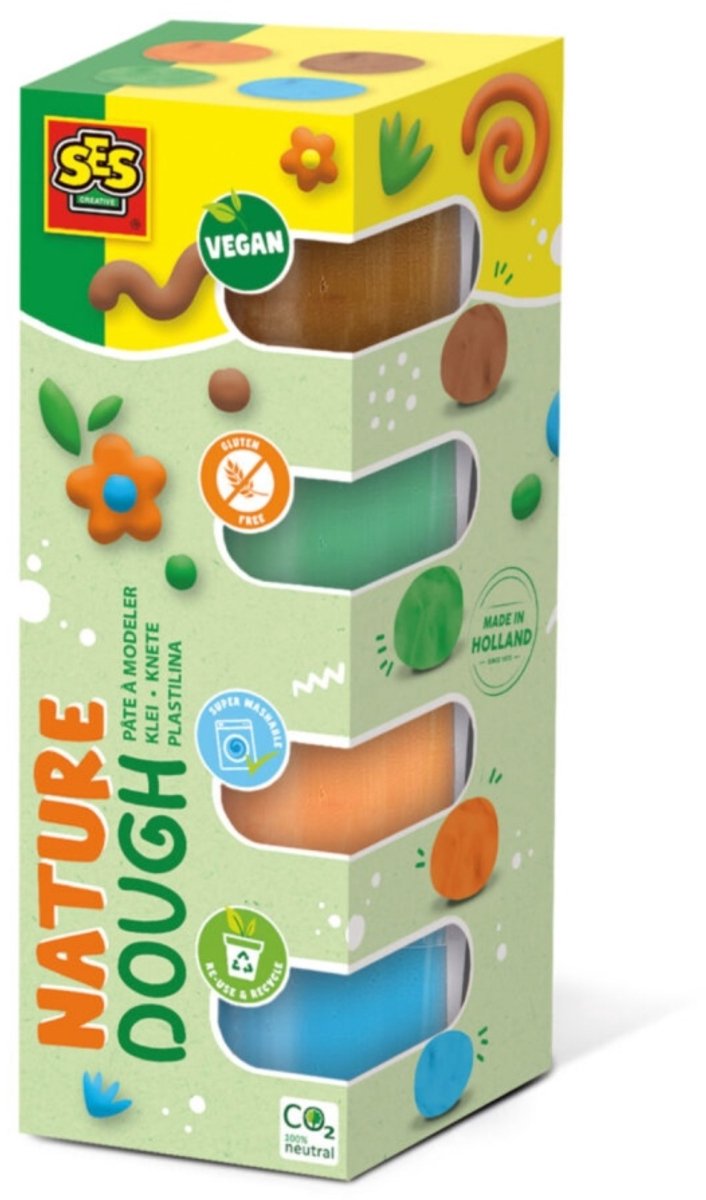 SES Creative Feel Good Clay - Nature (4x90gr)