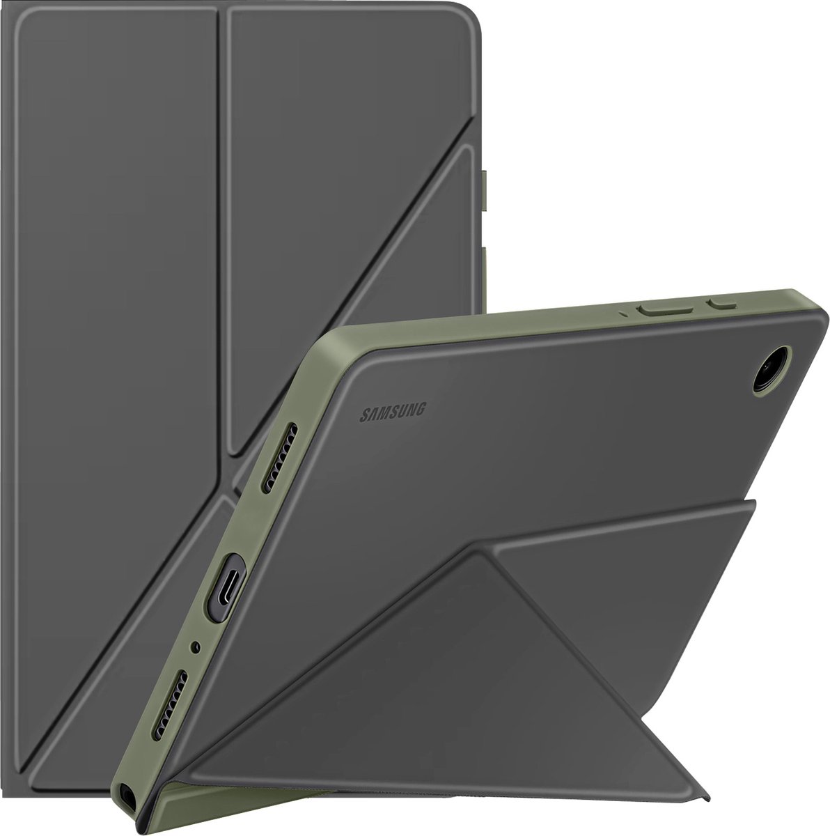 Samsung Galaxy Tab A9+ Book Cover - Black