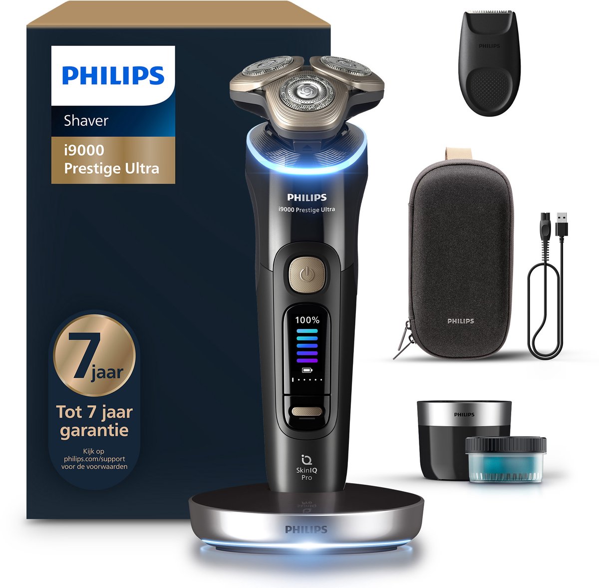 Philips Barbermaskine i9000 Prestige Ultra XP9400/31 - ink black