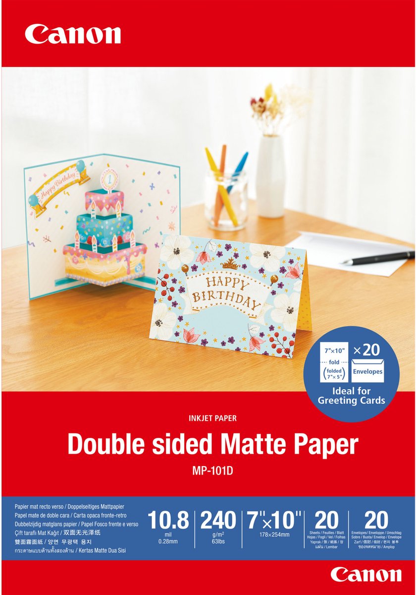 Canon Paper MP-101D / 4076C006 Matte Pho