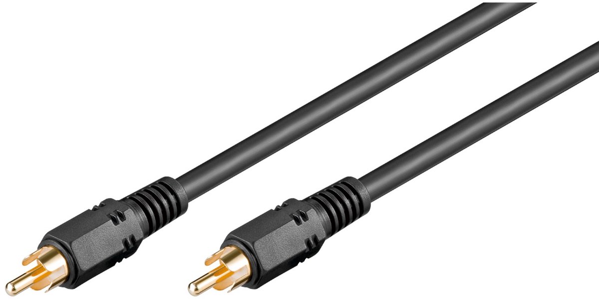Pro RCA Mono Cable - Black - 10m