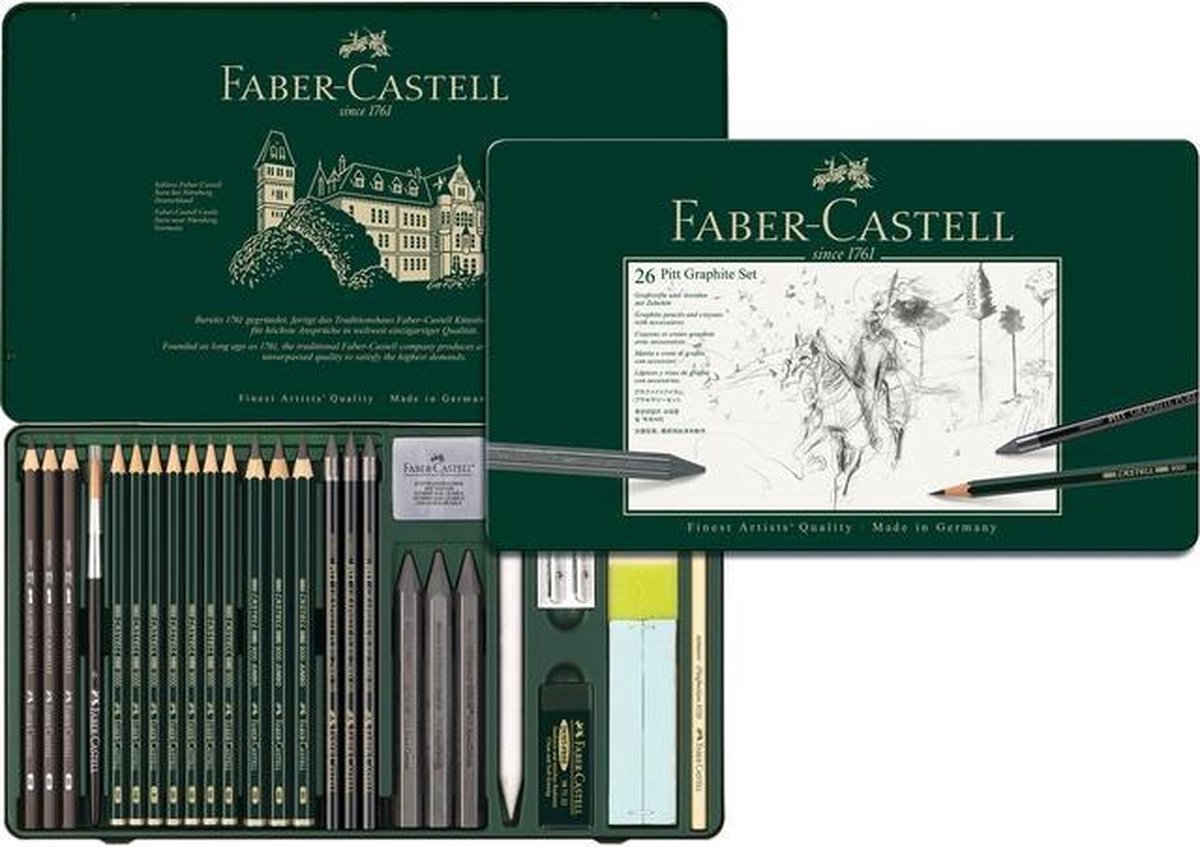 Faber-Castell Pitt graphìte set 26 ass NY