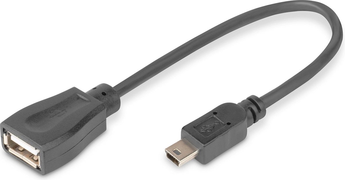 DIGITUS OTG USB 2.0 to USB Mini-B Adapter