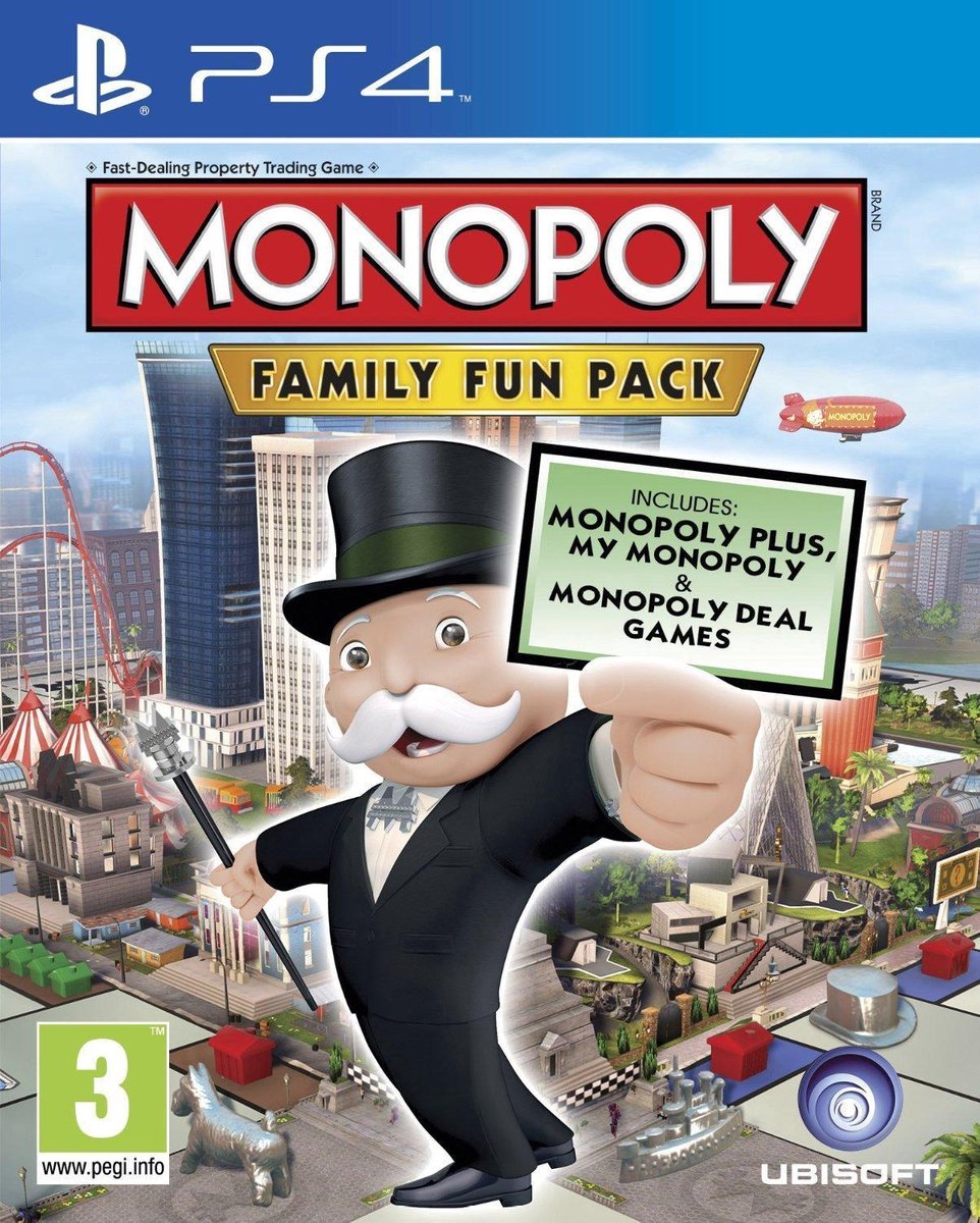 Monopoly: Family Fun Pack - Sony PlayStation 4 - Entertainment