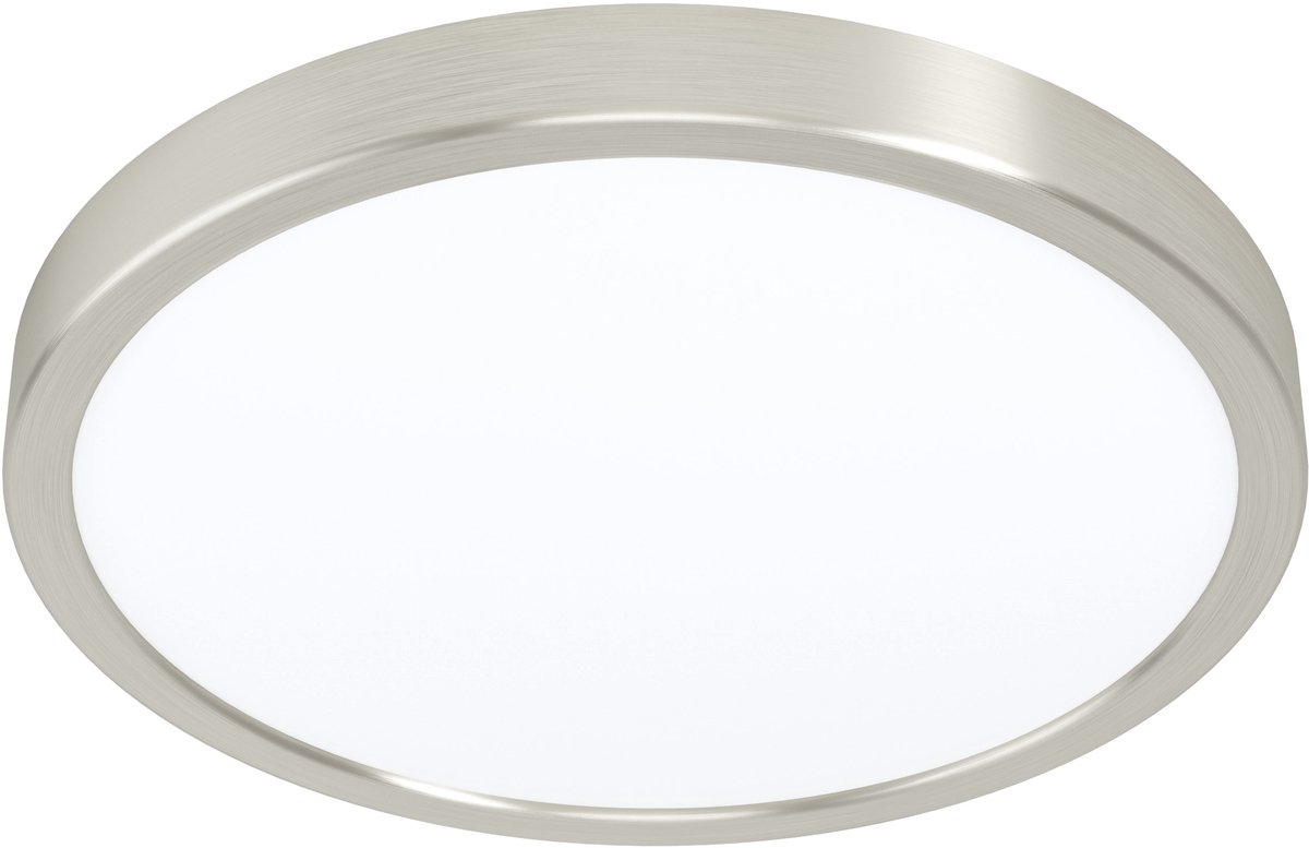 EGLO FUEVA 5 plafond Ø285 mm, 4000K, børstet stål