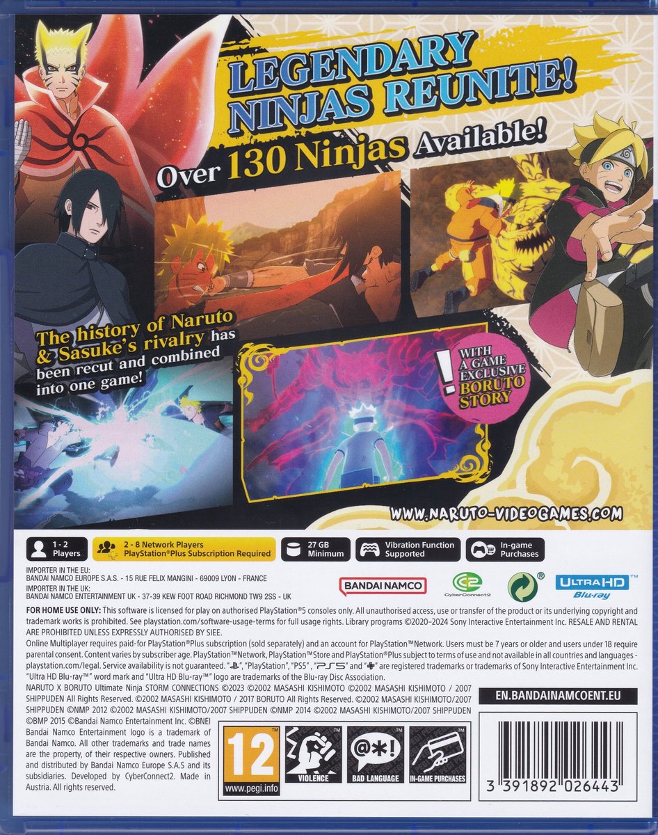 NARUTO X BORUTO Ultimate Ninja STORM CONNECTIONS - Sony PlayStation 5 - Kamp