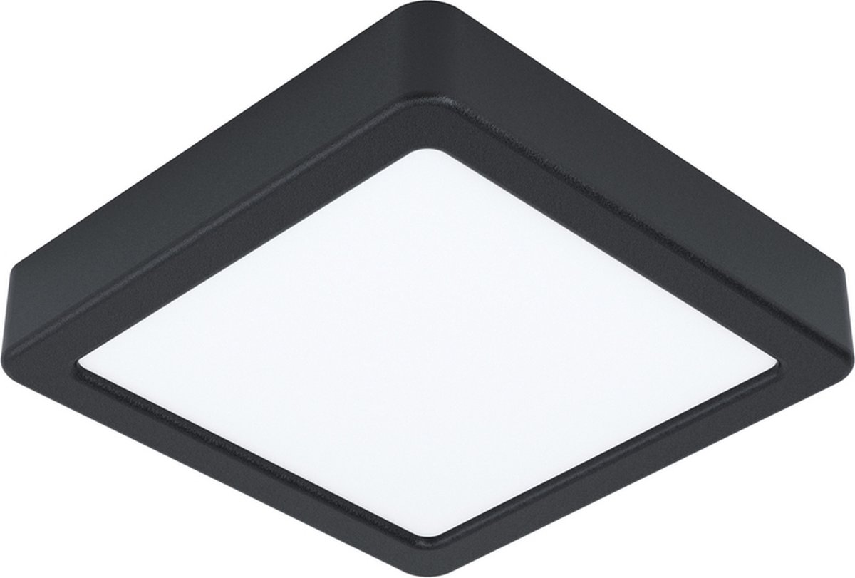 EGLO FUEVA 5 plafond 160x160 mm, 4000K, sort