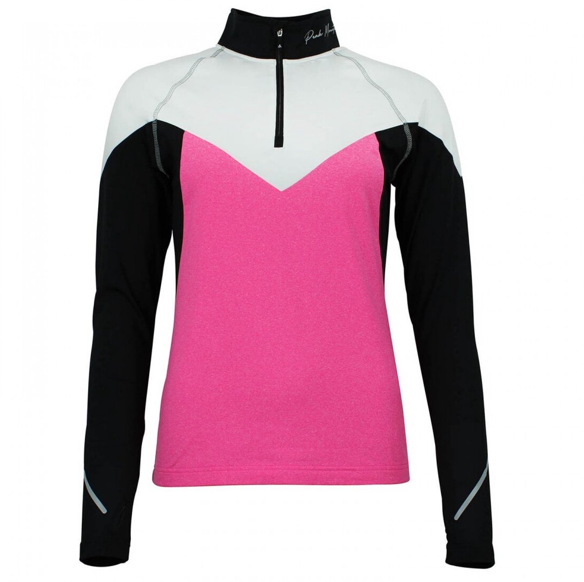 Maglietta donna 1st skin con zip Peak Mountain