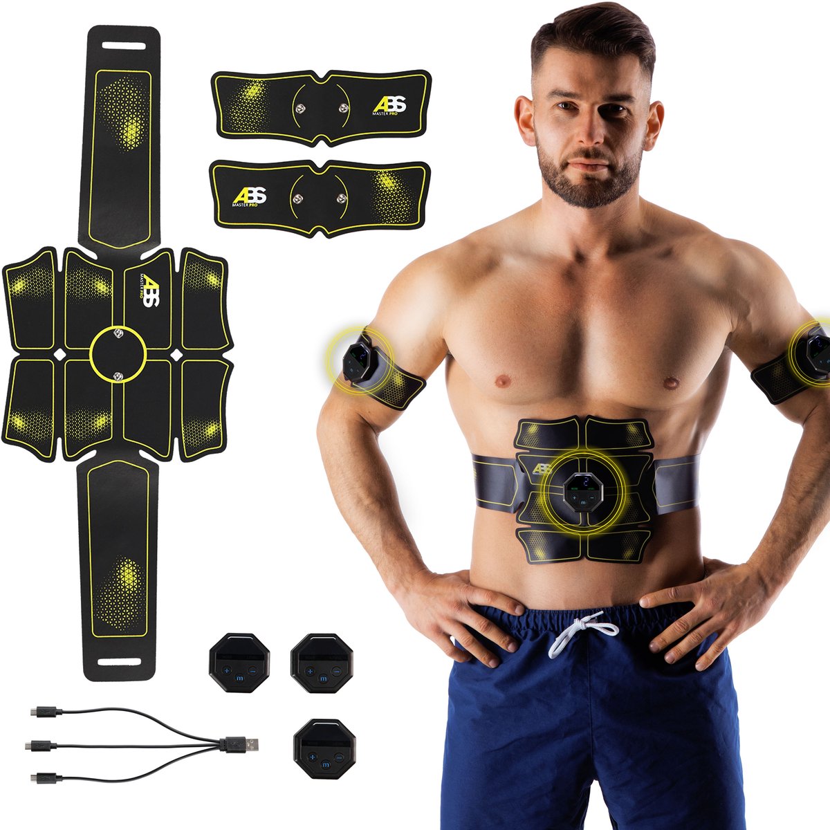 Elettrostimolatore HMS Abs Master Pro Super