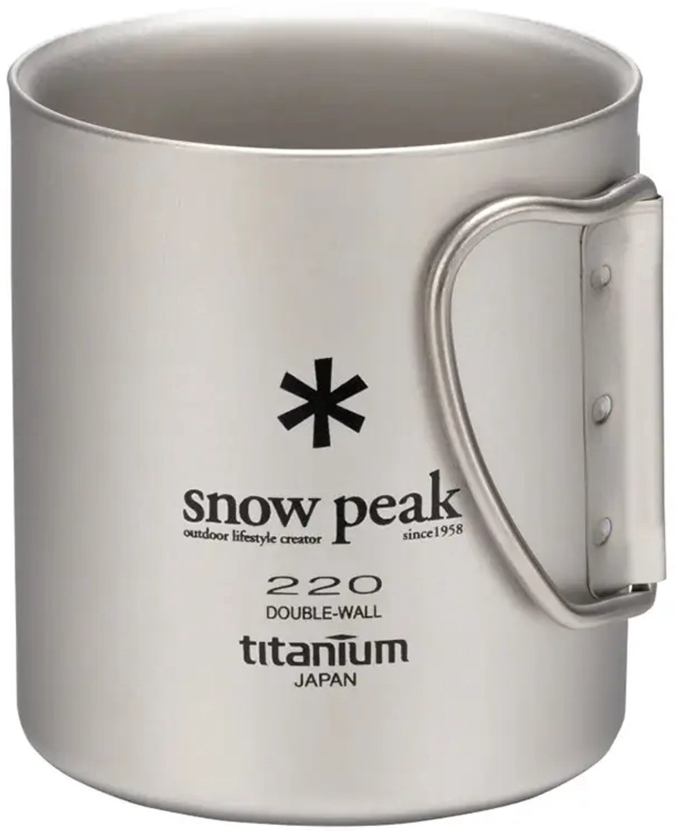 Mug in titan a doppia parete Snow Peak 220