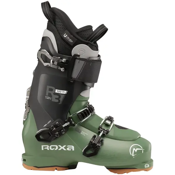 Mens Ski Boots Roxa R3 120 TI (26.5 - Tactic Green / Black)