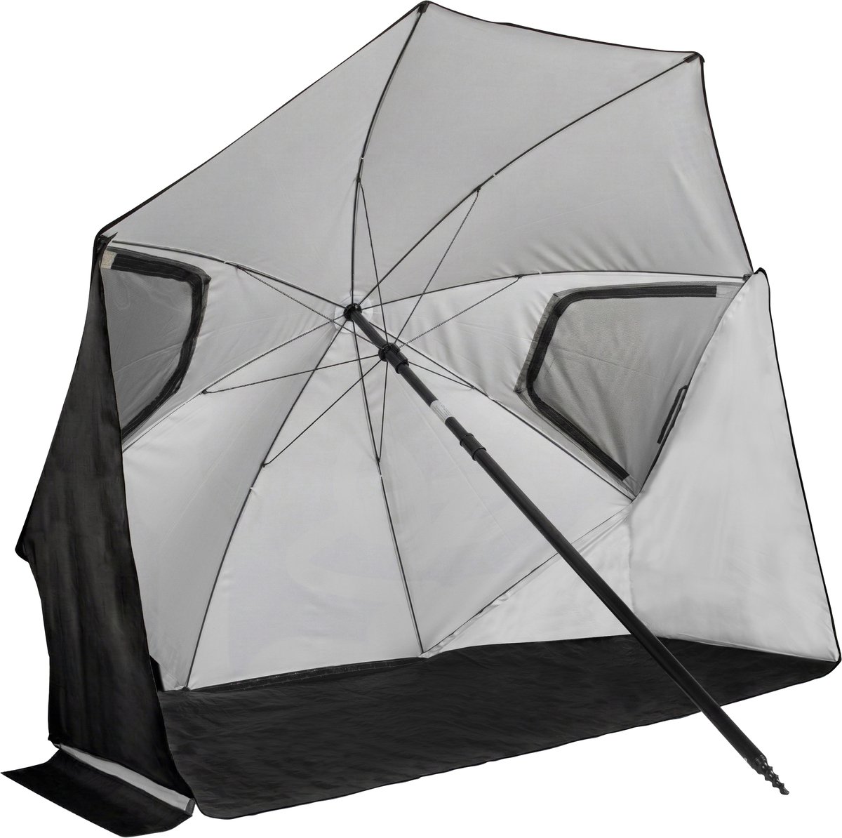 Parasol da spiaggia premium con paravento VirtuFit