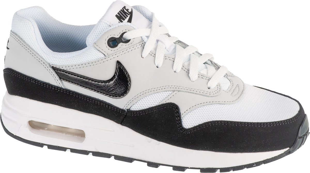 Nike Air Max 1 GS Weiß Schwarz Kinder Sneaker Pure-Platinum DZ3307-106 35 black