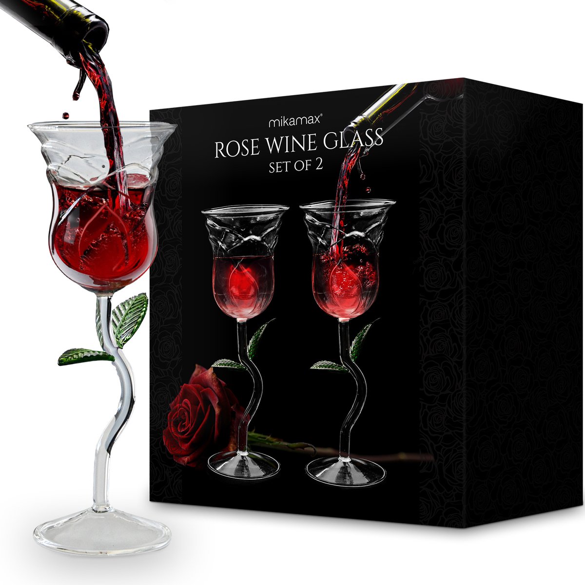 Rotweingläser Roséglas großes Glas Rotwein Weißwein Valentinstag