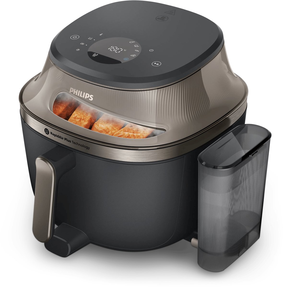 Philips na547/07 Heißluftfritteuse 7,2 l Schwarz/Kupfer schwarz