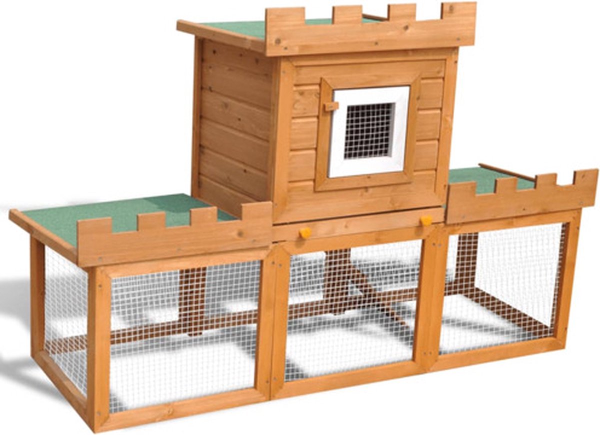 Großer Käfig für Kaninchen oder andere Tiere, Einzelnes Haus