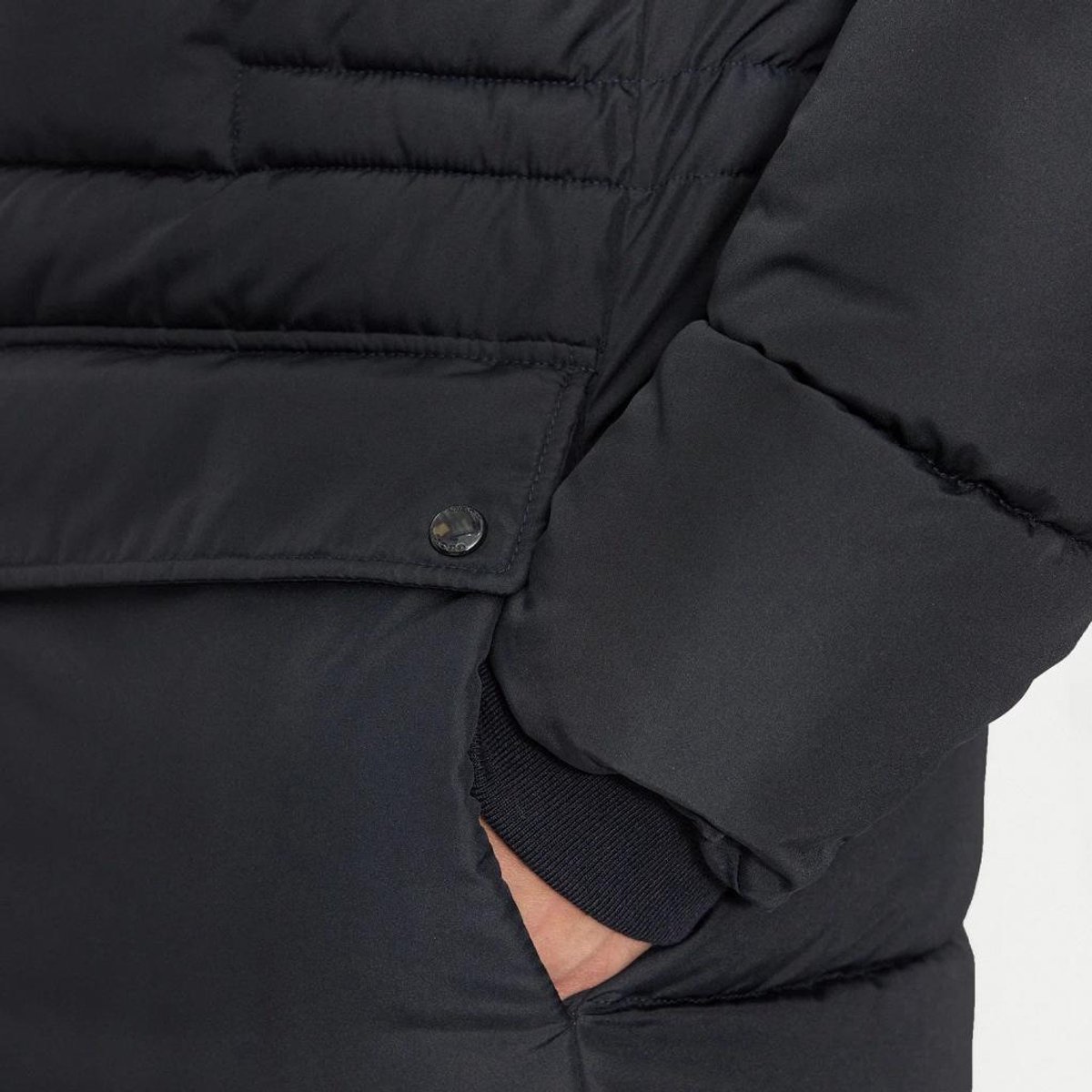 Lange gesteppte Daunenjacke mit Kapuze Geox Leitan