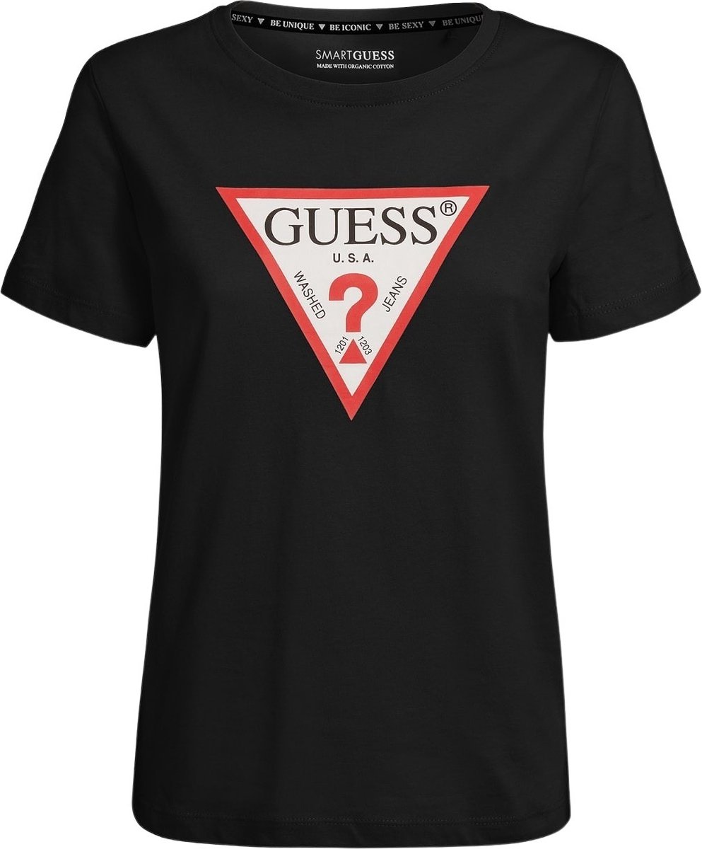 Kurzarm-T-Shirt, Damen Guess Cn Original