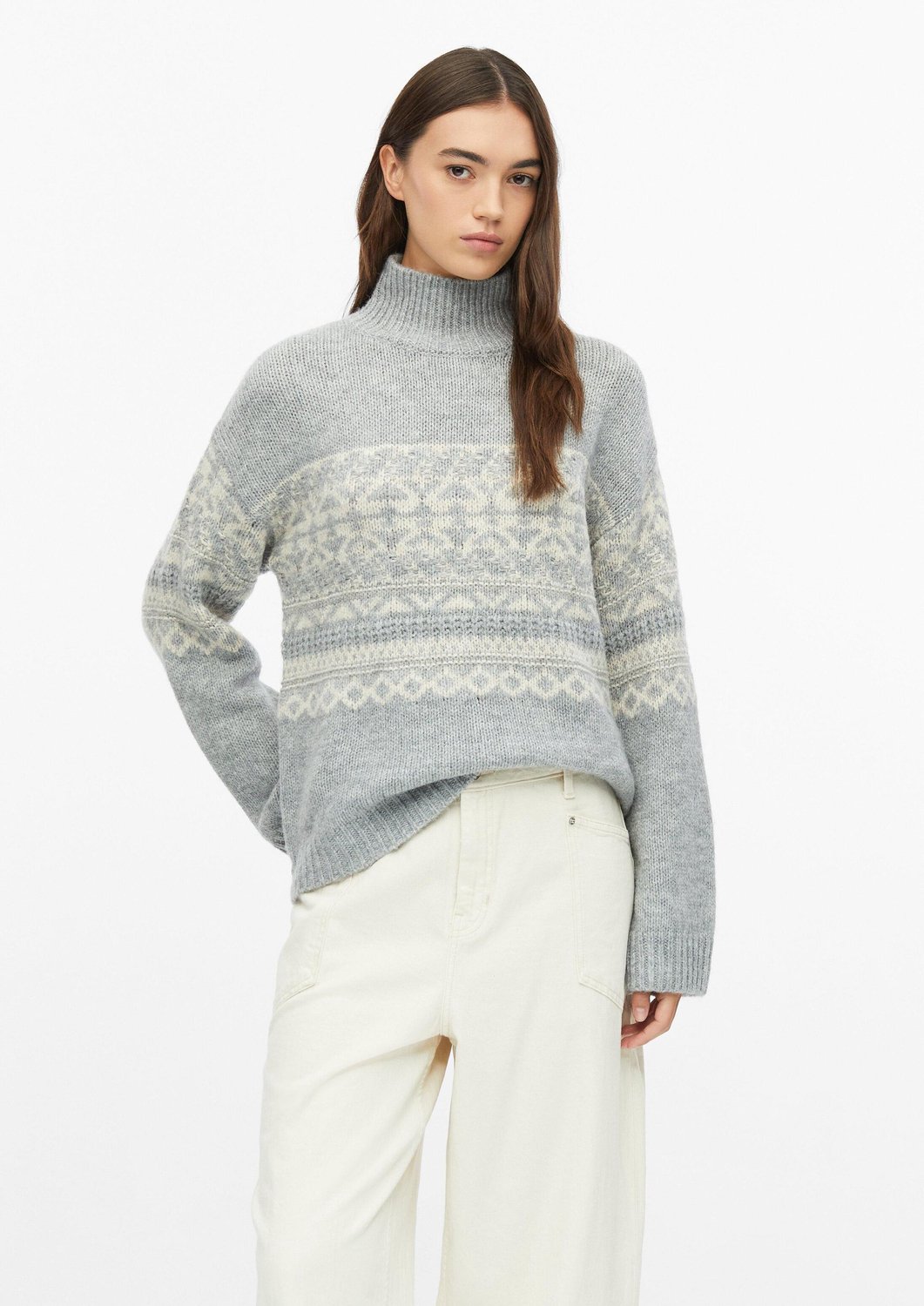 Pullover aus Strick mit Stehkragen für Damen s.Oliver