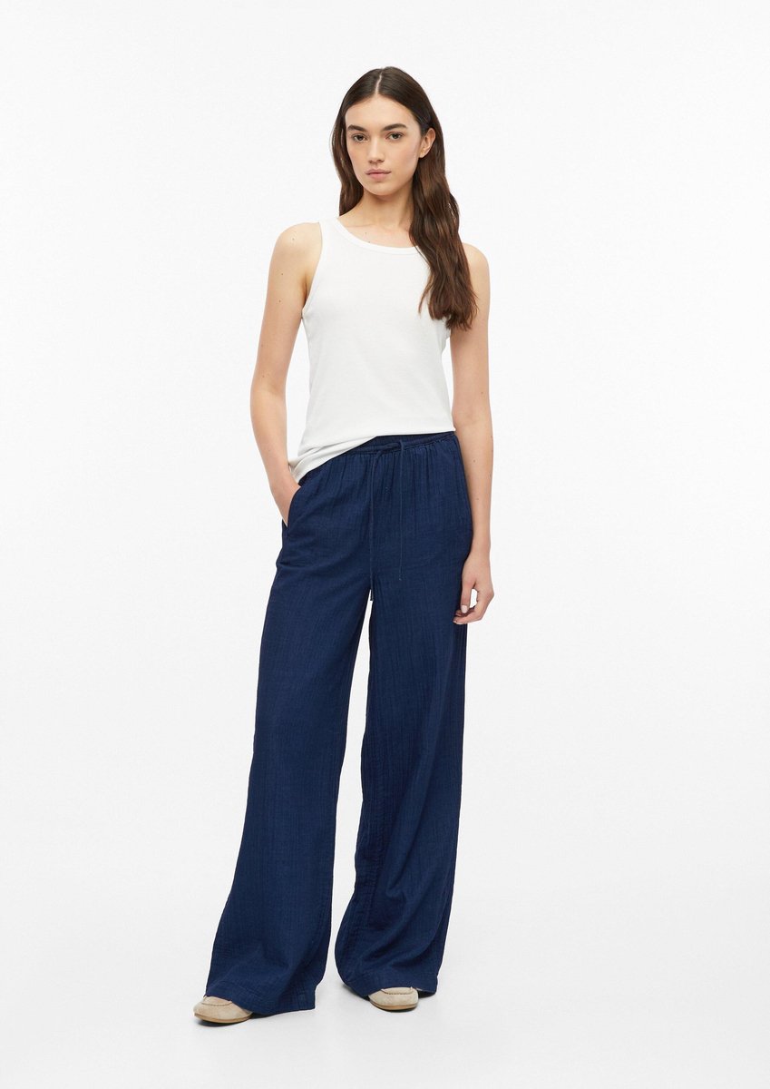 Hose Relaxed Fit / Hohe Taille / Weit / Elastischer Bund Damen s.Oliver